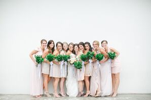 Blush Colored Bridesmaids Dresses