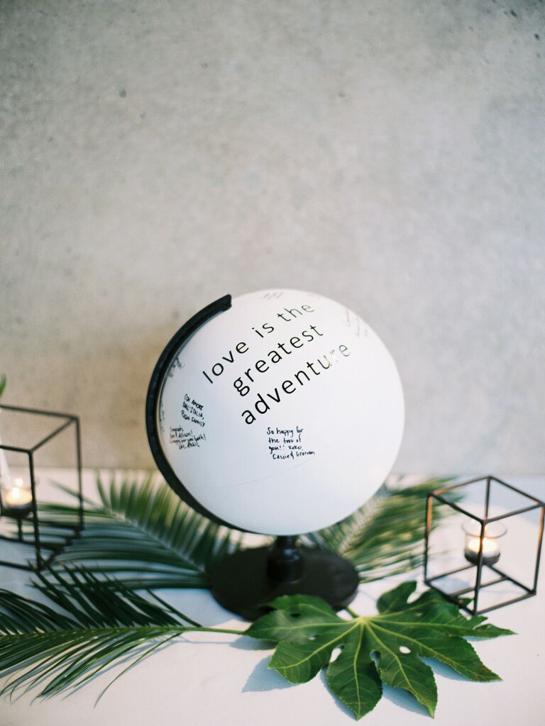 disney themed wedding up guest book