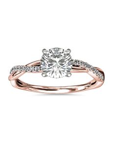 Blue Nile Round Cut Engagement Ring