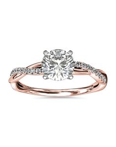 Blue Nile Round Cut Engagement Ring
