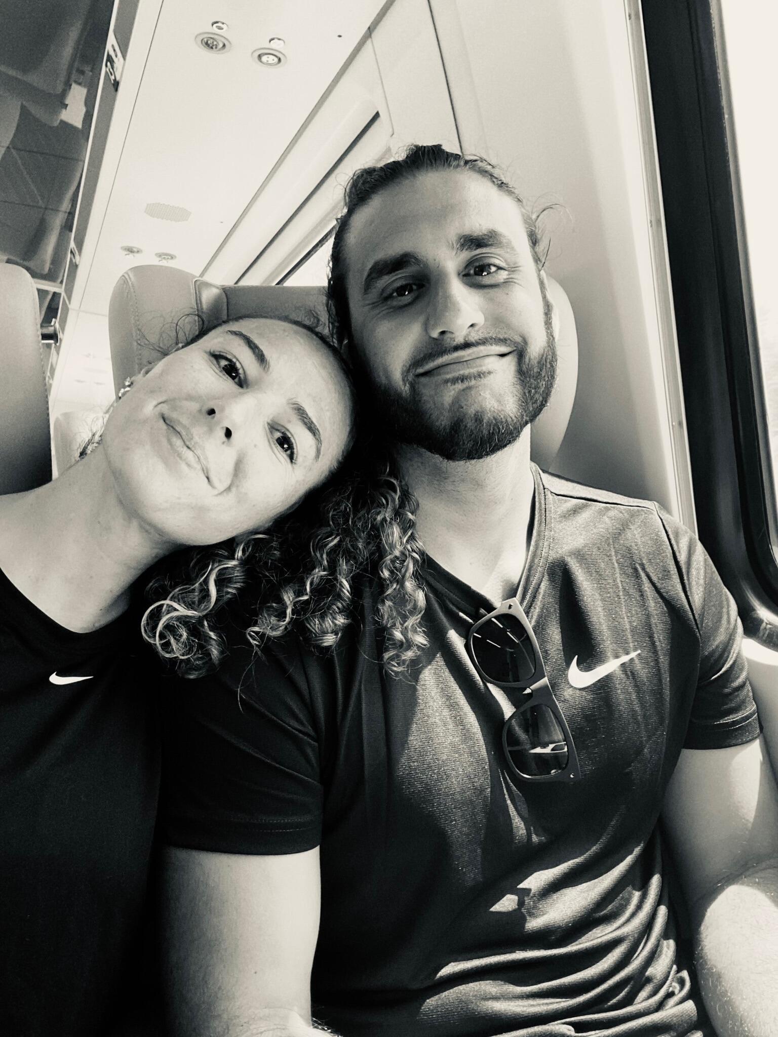 Our 1st train ride together- the Brightline to Miami.

Miami, FL