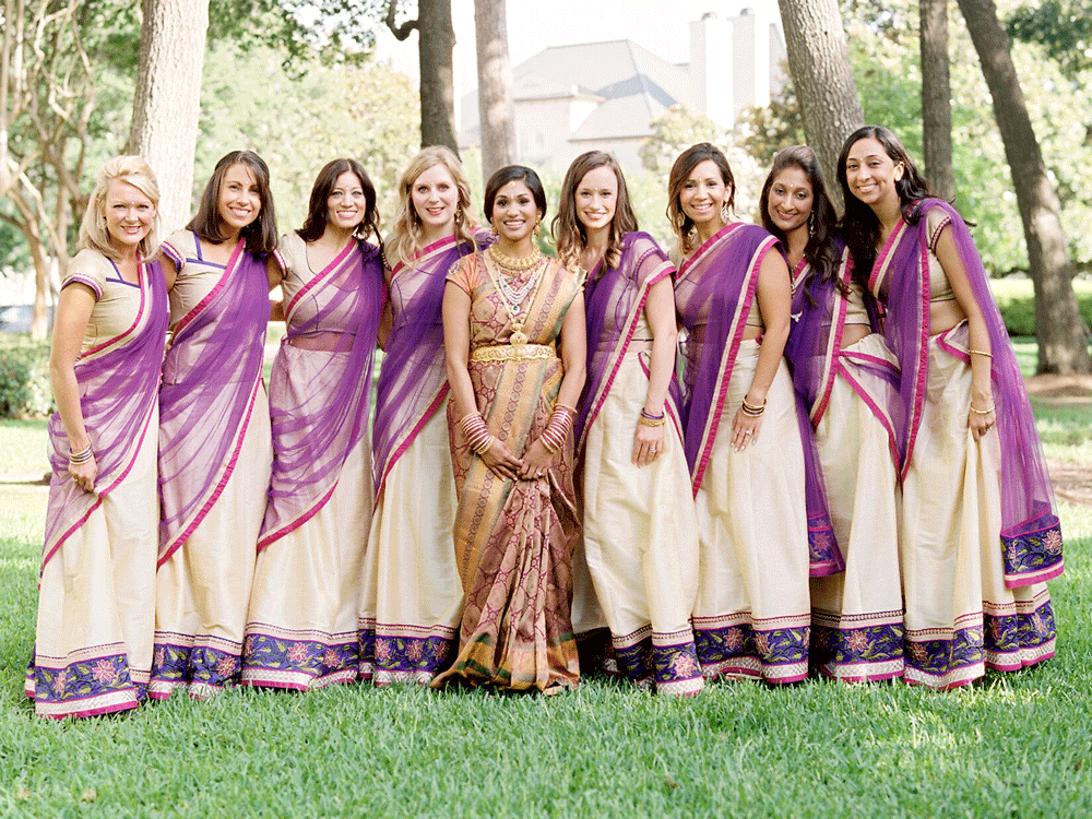 23 Beautiful Wedding Saris From Real Brides You Need to See