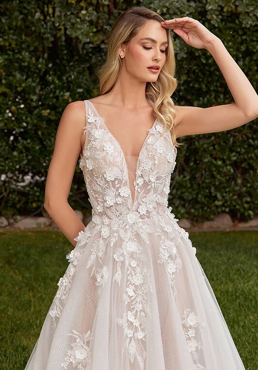 Ladivine CDS436W Ball Gown Wedding Dress - 4