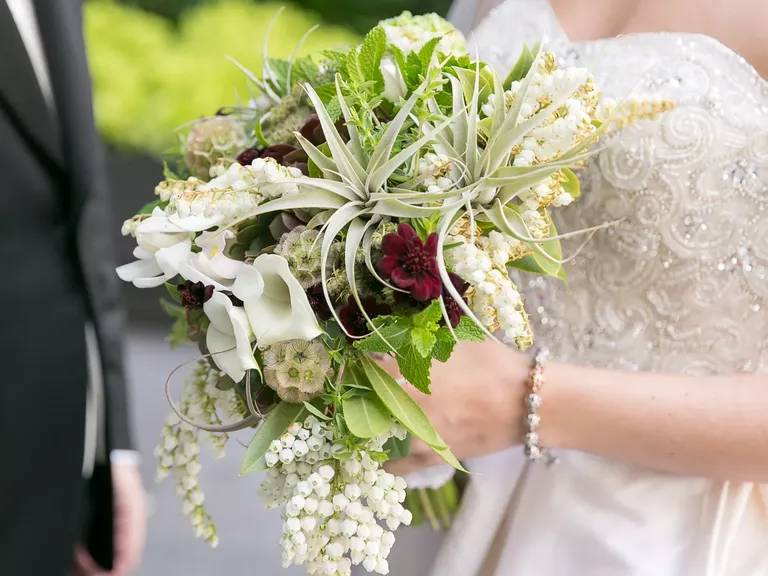 Overflowing Lily of the Valley Bouquet