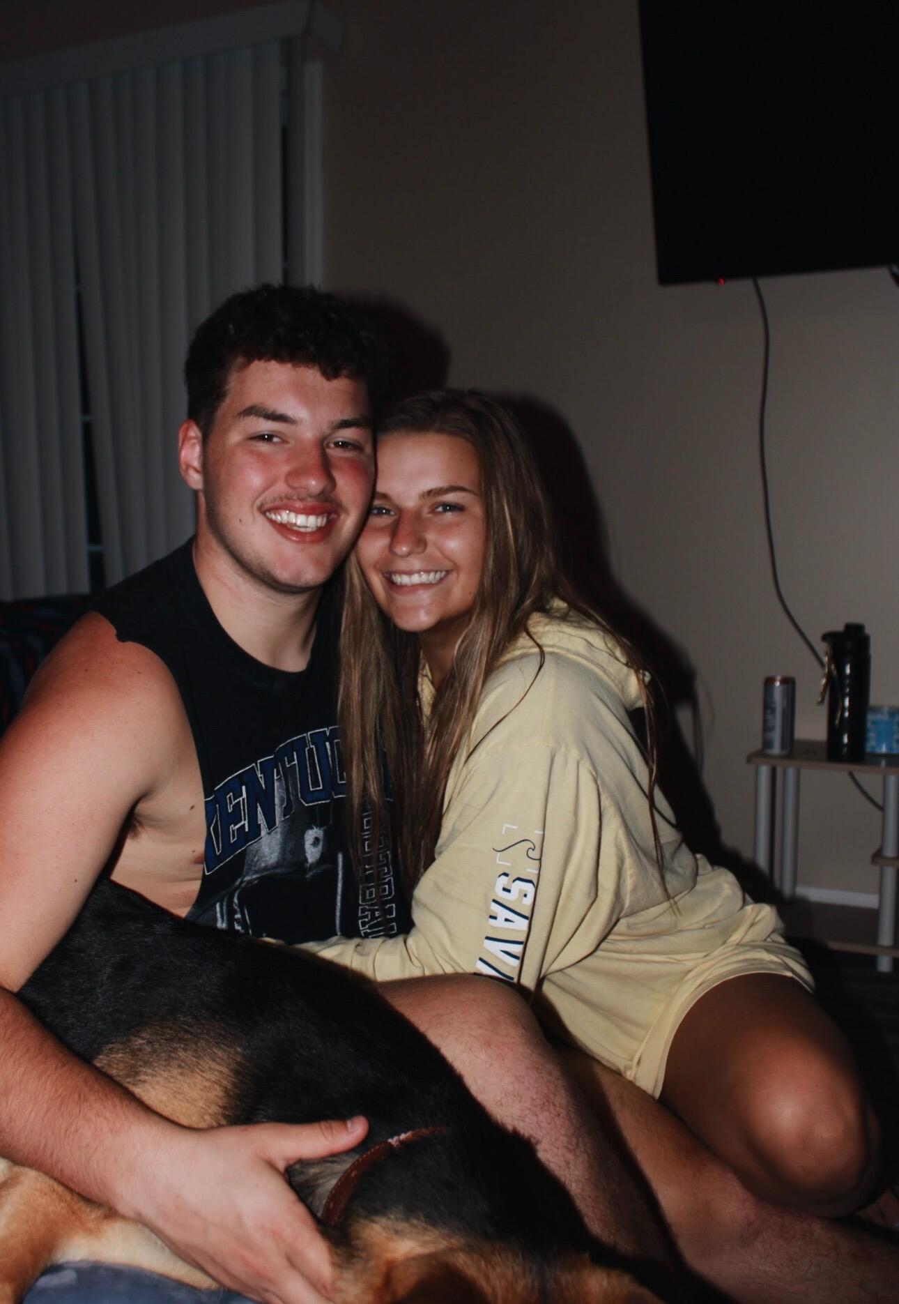 Ragan and Brady fell for each other quickly and began dating just a month after reconnecting. However, the COVID-19 pandemic began one month after they began dating. Once they could finally reconnect in person, every weekend was spent at one of their favorite places, the lake with friends.