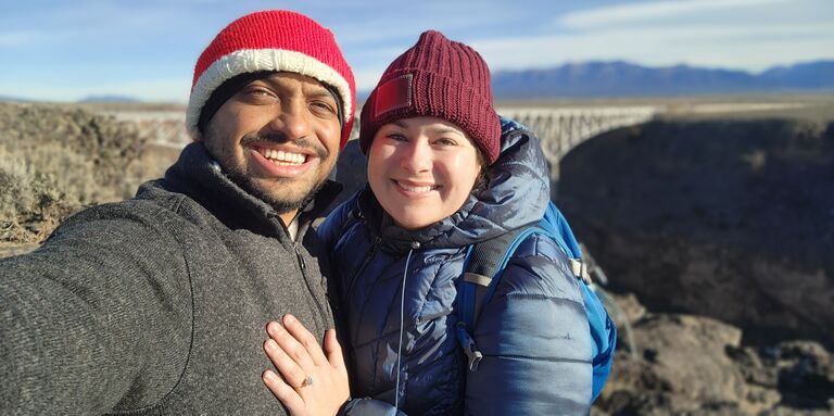 Whitney & Suhas Home Page Banner