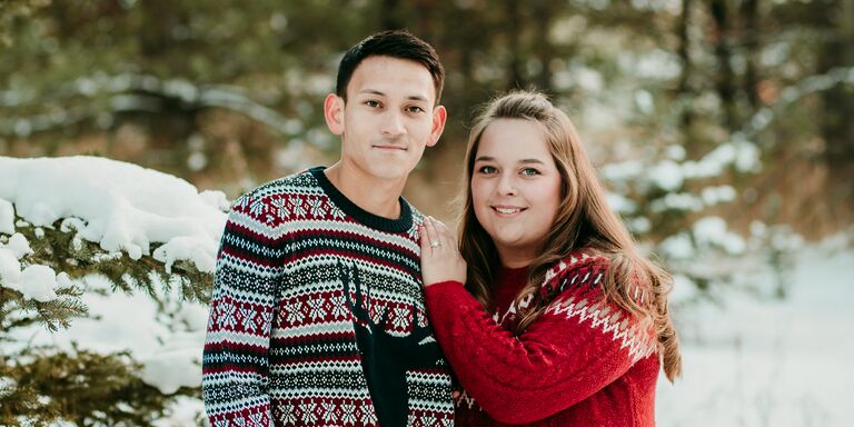 Anika & Logan Home Page Banner