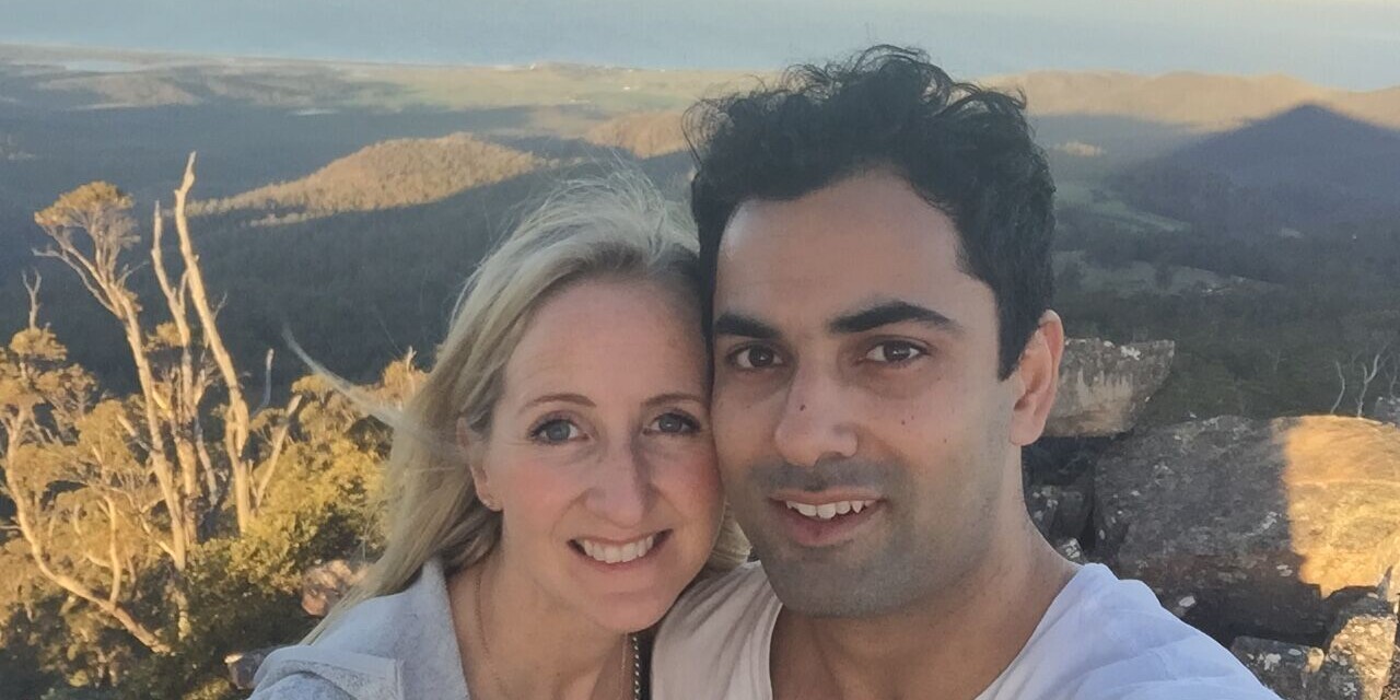 Rebecca & Mayank Home Page Banner