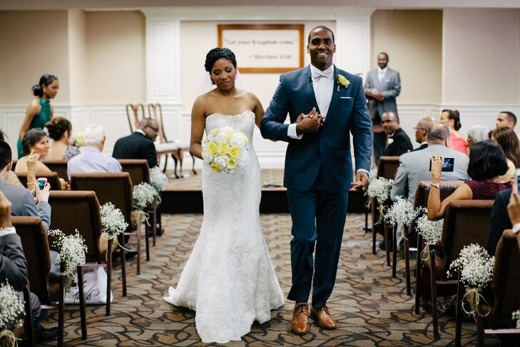 
                    Natalie Delva (25 and a business manager) and Jonathan Delva (25 and a teacher) love a vintage, antique look, so they incorporat