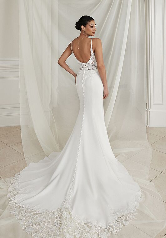Justin Alexander Everley Fit-and-Flare Wedding Dress - 3