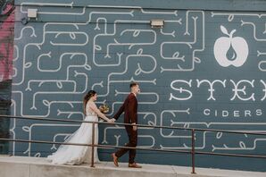 Wedding Portraits Before Colorado Mountain Elopement