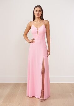 B2 Bridesmaids by Jasmine B263003 V-Neck Bridesmaid Dress