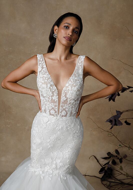 Justin Alexander Gracelyn A-Line Wedding Dress - 6