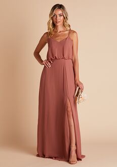 Birdy Grey Gwennie Dress in Desert Rose V-Neck Bridesmaid Dress
