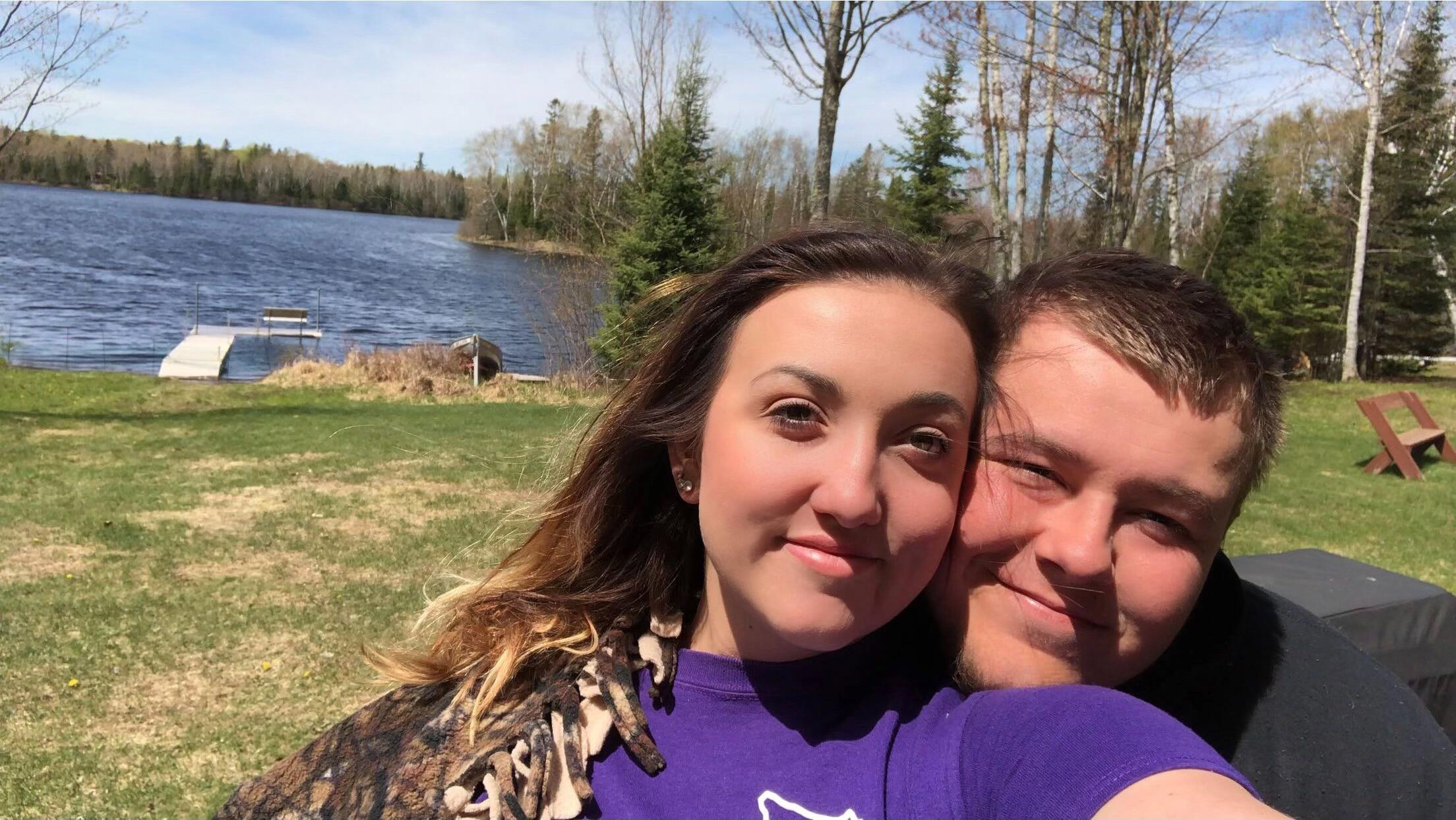 One of the first trips to the cabin for Lauren