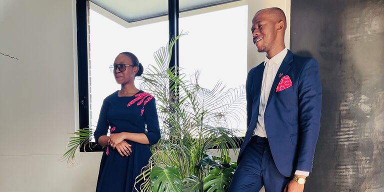 Kgothatso & Tshego  Home Page Banner