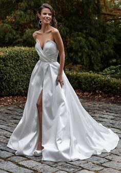 Maison Signore for Kleinfeld Aida-Mikado Wedding Dress