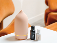 Ceramic and stone diffuser with essential oils