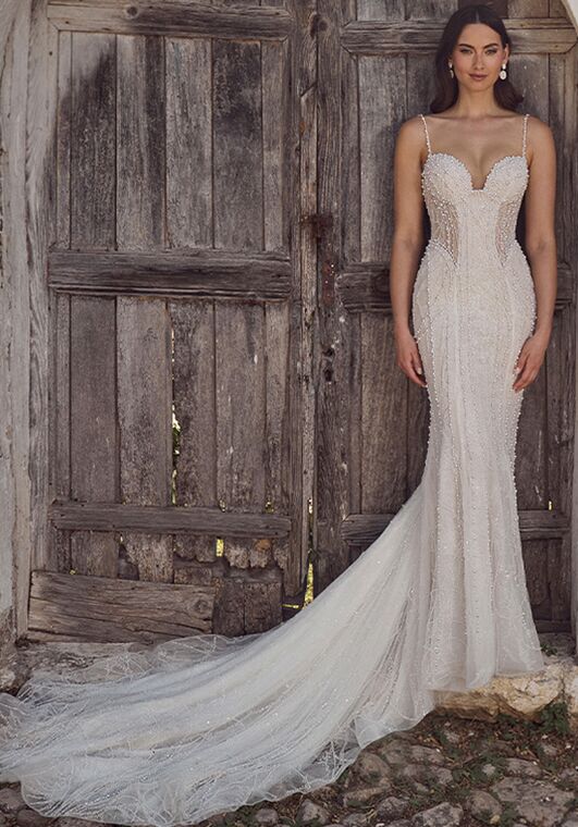 Calla Blanche 125113 Gisela Sheath Wedding Dress - 5