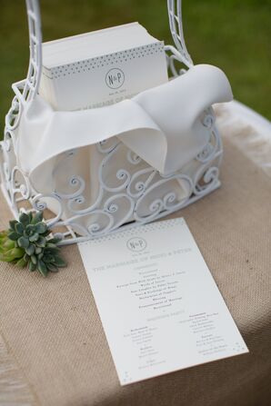 Simply Elegant Ceremony Programs