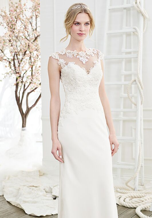 Beloved by Casablanca Bridal BL206 Joy Sheath Wedding Dress - 3