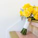 Yellow Rose and Marigold Bridal Bouquet