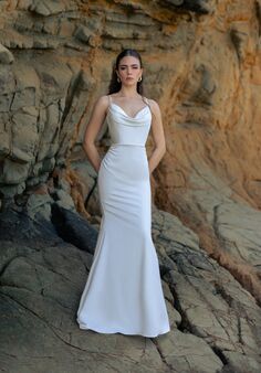 Wilderly Bride Rose- F349 Sheath Wedding Dress