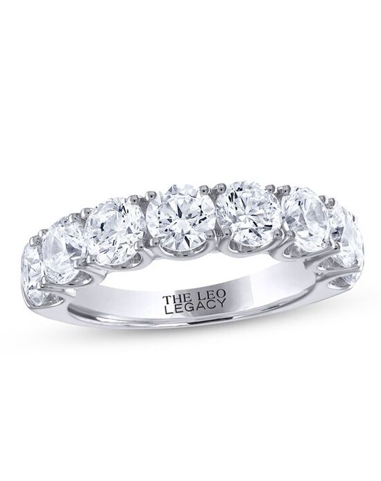 Kay Jewelers THE LEO Legacy Lab-Created Diamond Anniversary Band 3 ct tw Round-cut 14K White Gold White Gold Wedding Ring - 1