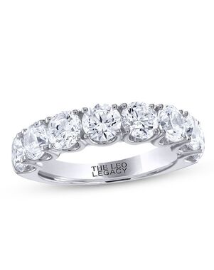 Kay Jewelers THE LEO Legacy Lab-Created Diamond Anniversary Band 3 ct tw Round-cut 14K White Gold White Gold Wedding Ring