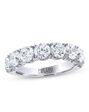 Kay Jewelers THE LEO Legacy Lab-Created Diamond Anniversary Band 3 ct tw Round-cut 14K White Gold White Gold Wedding Ring - thumbnail - 1