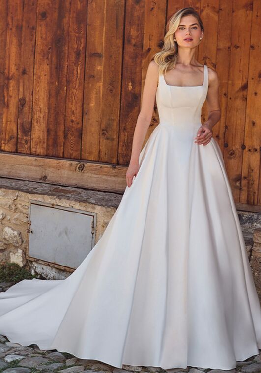 L'amour by Calla Blanche LA25111 Cailin A-Line Wedding Dress - 4
