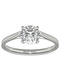 Blue Nile Round Cut Engagement Ring