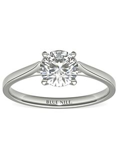 Blue Nile Round Cut Engagement Ring