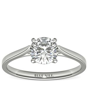 Blue Nile Round Cut Engagement Ring