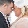 A Christmas Wedding With Deep Greens and Snowy Whites at the Sunset Coffee Building in Houston, Texas