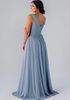 Kennedy Blue Brittany V-Neck Bridesmaid Dress - thumbnail - 2
