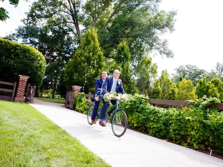 Tandem Bike Ceremony Entrance 