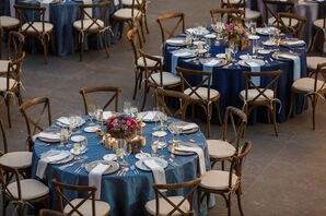 Blue Round Dining Tables