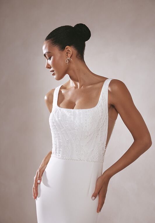 Adore by Justin Alexander Sade Fit-and-Flare Wedding Dress - 4