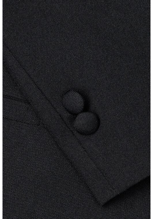 Little Tuxedos "Mason" Kids Dark Charcoal Suit (5-Piece Set) Flower Girl Dress and Ring Bearer Outfit - 6