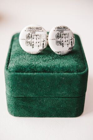 Vintage Music Score Cufflinks