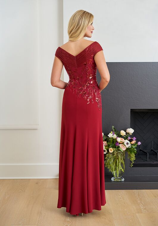 Jade Couture Mother of the Bride by Jasmine K258056 Red Mother Of The Bride Dress - 4