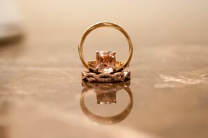 Rose Gold Ring With Infinity Band