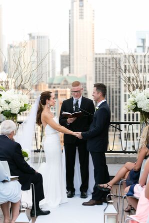 Elegant Rooftop Ceremony at The Ambassador
