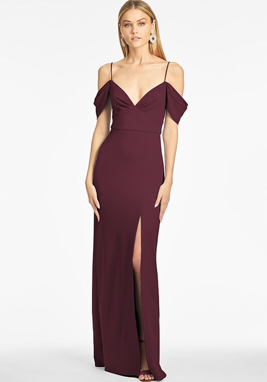 Sachin & Babi Brittany Gown - Deep Wine Sweetheart Bridesmaid Dress - 2