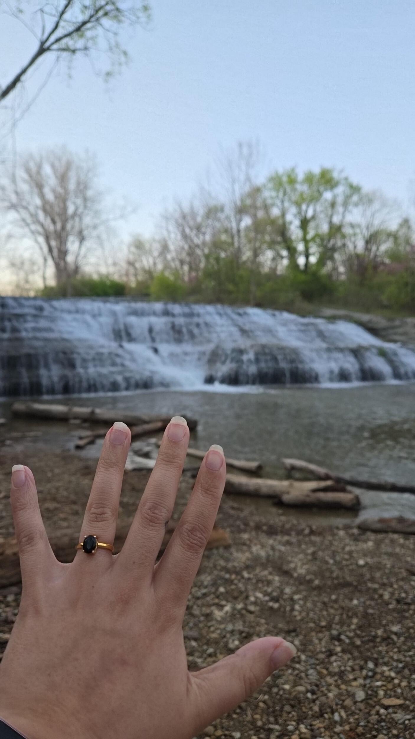 Revisited the engagement spot 5 months later! This time with my ring :) 