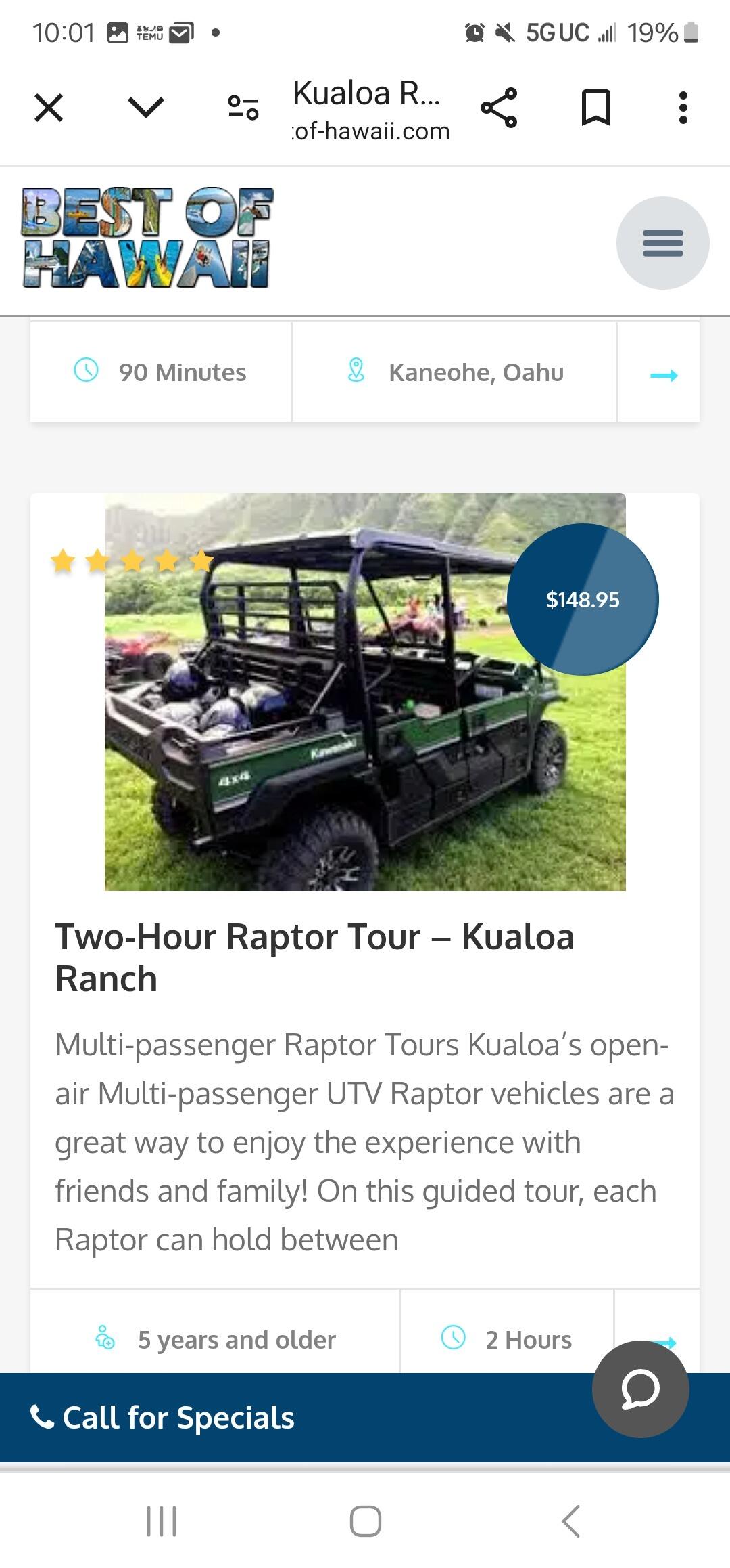 Picture of Kualoa Ranch