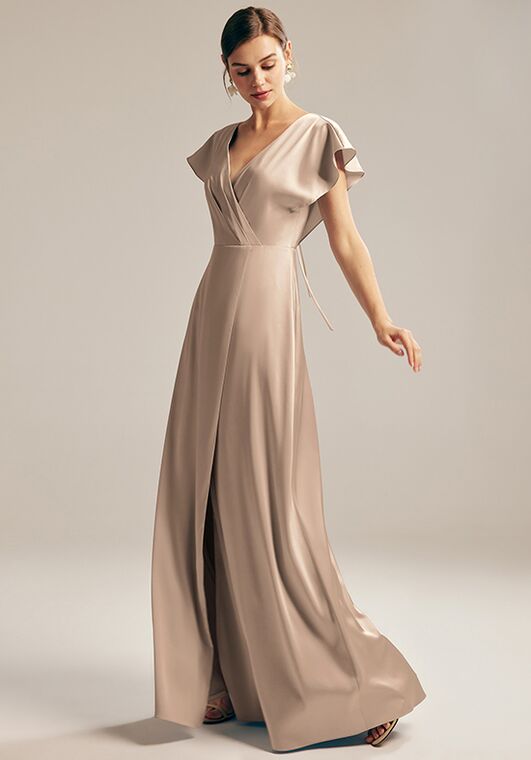 AW Bridal AW Rana Dress V-Neck Bridesmaid Dress - 4