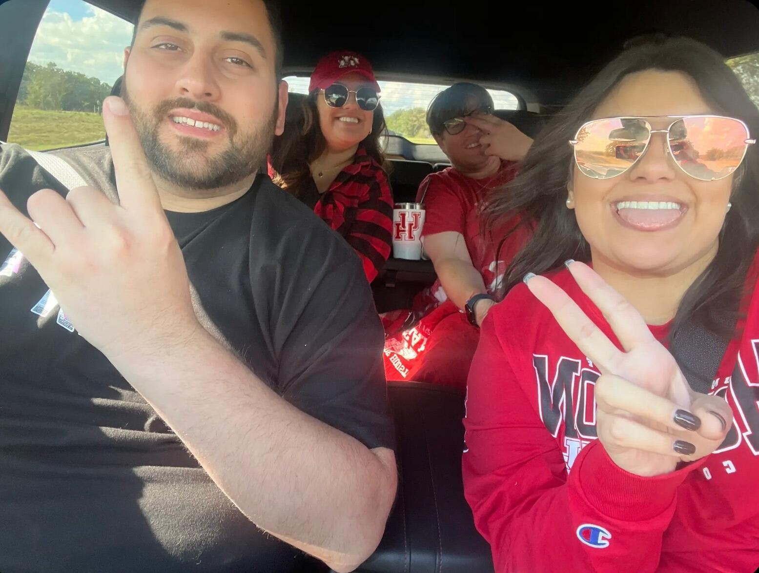 Couple's roadtrip & UH game with our besties! Go Coogs!!