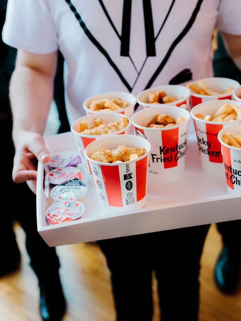 wedding menu fast food KFC